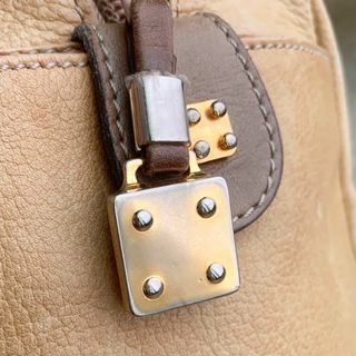 LOEWE - ロエベ ミニボストンバッグ アナグラム レザー ハンドバッグ ...