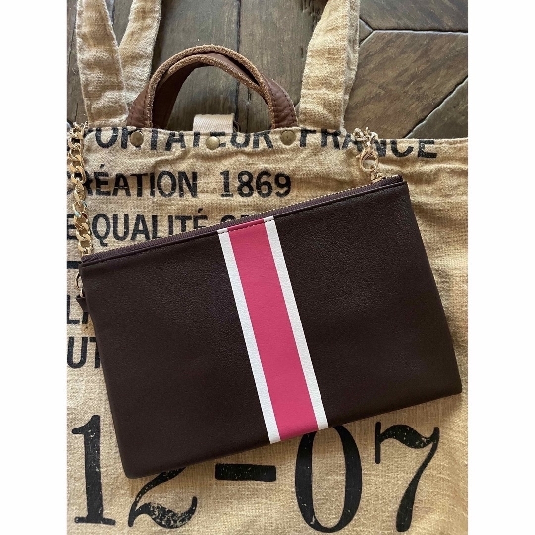 DEUXIEME CLASSE(ドゥーズィエムクラス)の12100円 【CELERI/セルリ】 BROWN LINE バッグ レディースのバッグ(ハンドバッグ)の商品写真