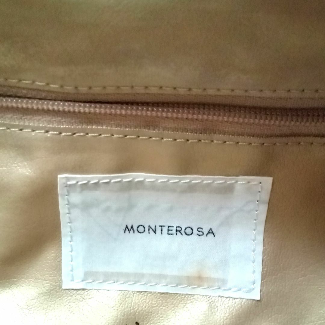 《美品》MONTEROSA がま口ハンドバッグ