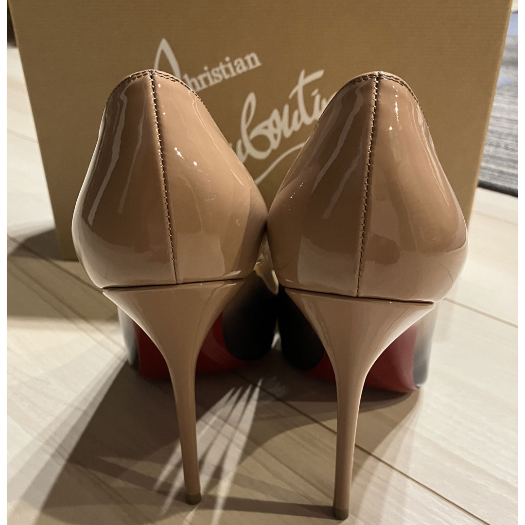 Christian Louboutin(クリスチャンルブタン)のクリスチャン・ルブタン／Decollete 554 ブラック×ベージュ レディースの靴/シューズ(ハイヒール/パンプス)の商品写真