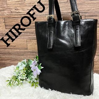 美品　ヒロフ　HIROFU  ハンドバッグ　黒