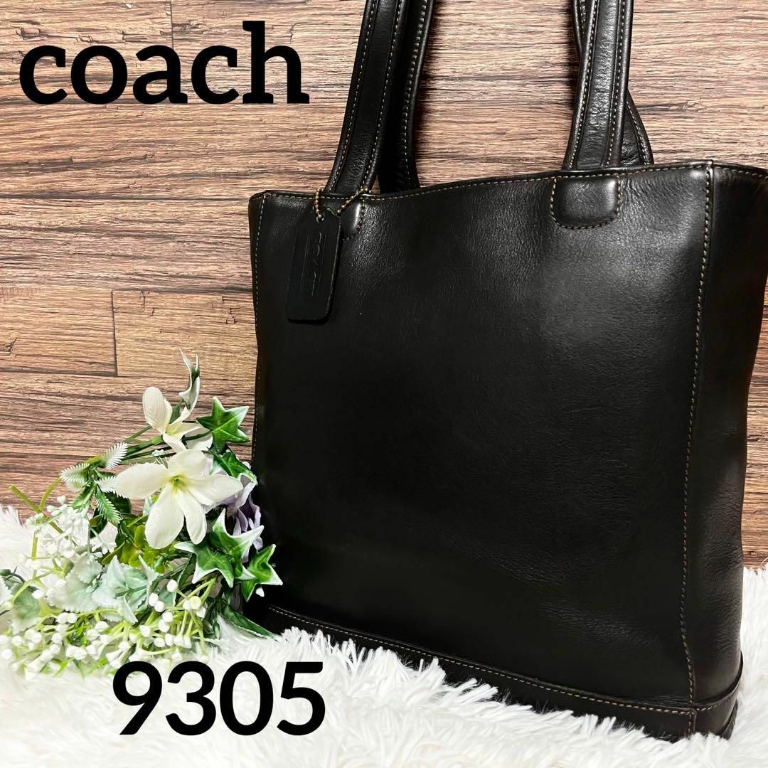 美品✨】coach コーチ オールド レザー ブラック トートバッグ