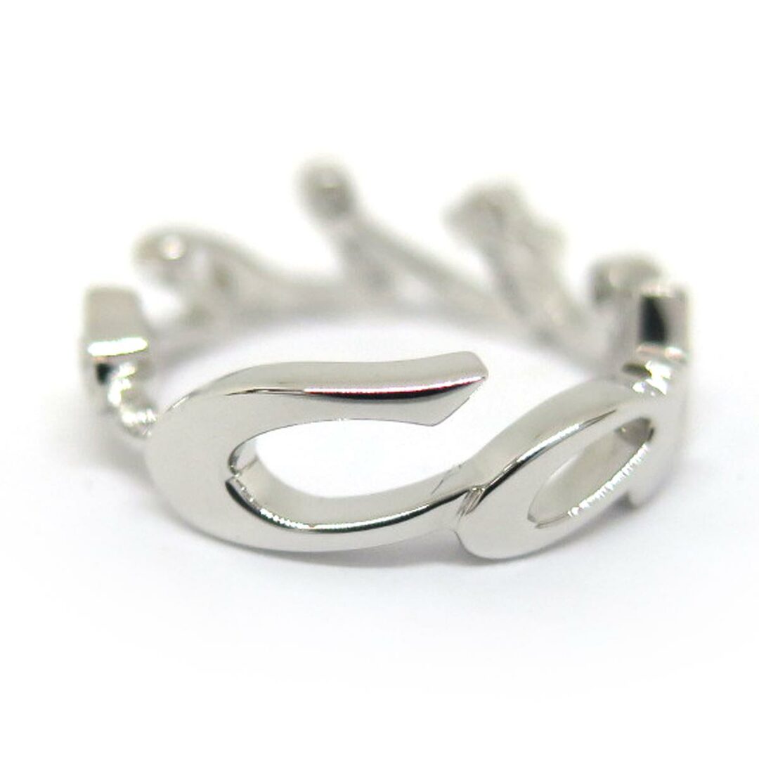 Cartier - 【中古】Cartier カルティエ K18WG ダイヤ シグネチャー