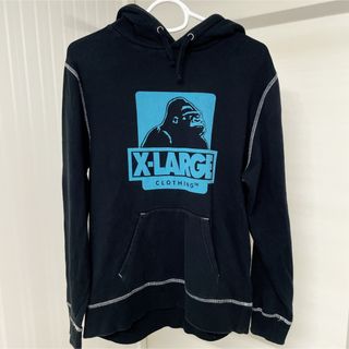 XLARGE エクストララージ 両面プリント ロゴ プルオーバーパーカー XL-