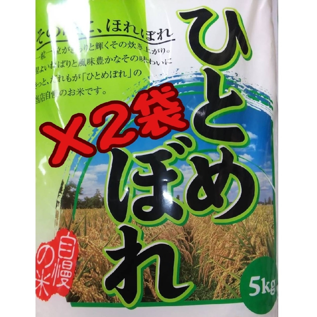 岡山県産ひとめぼれ白米5kg×2袋(令和3年産)　農家直送　米/穀物