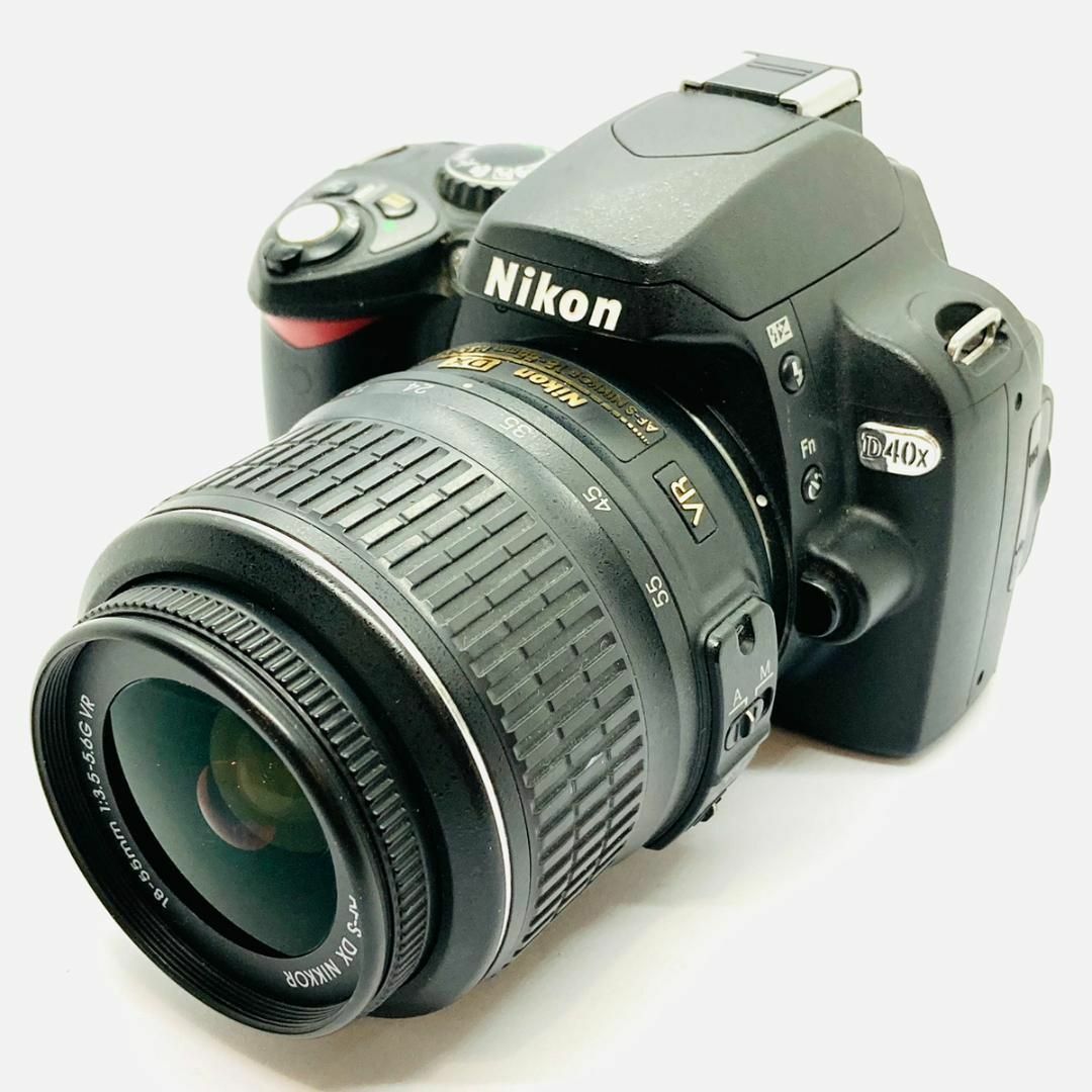 C3619】ショット数極小 8,491枚!NIKON D40x + レンズ - コンパクト
