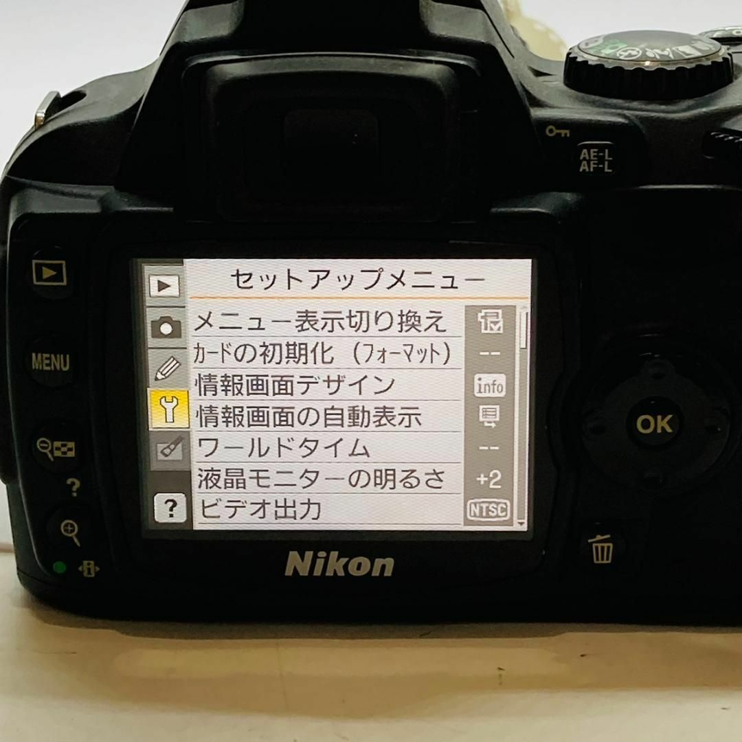 C3619】ショット数極小 8,491枚!NIKON D40x + レンズ - コンパクト