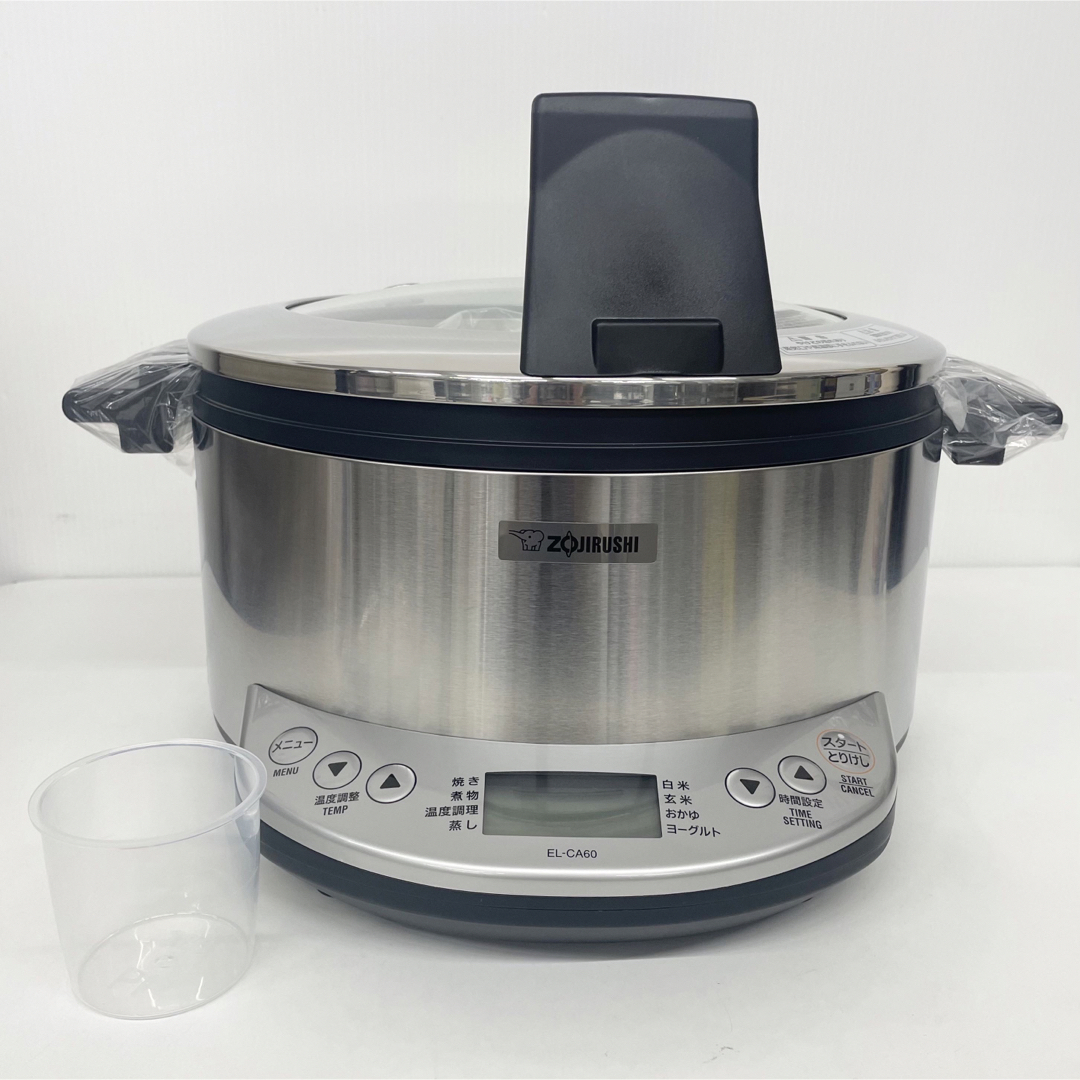 象印 - 象印 自動調理鍋 マルチクッカー EL-CA60-HMの通販 by