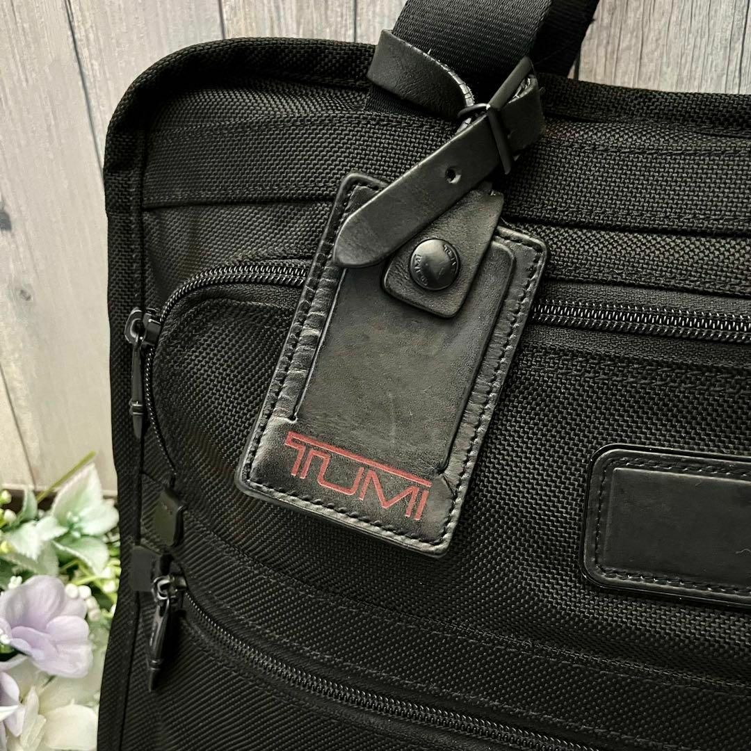 TUMI(トゥミ)のTUMI スリムデラックス ポートフォリオ 2way ナイロン ブラック メンズのバッグ(ビジネスバッグ)の商品写真