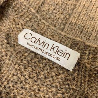 Calvin Klein - カルバンクライン 貴重 80s イギリス製 ハンドニット