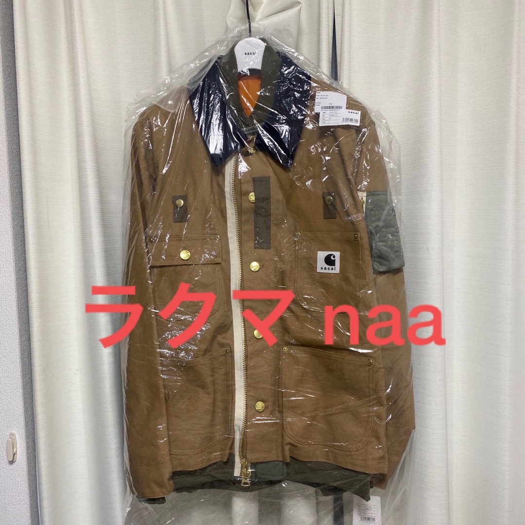 未使用品サカイ Carhartt ジャケット L カーキ