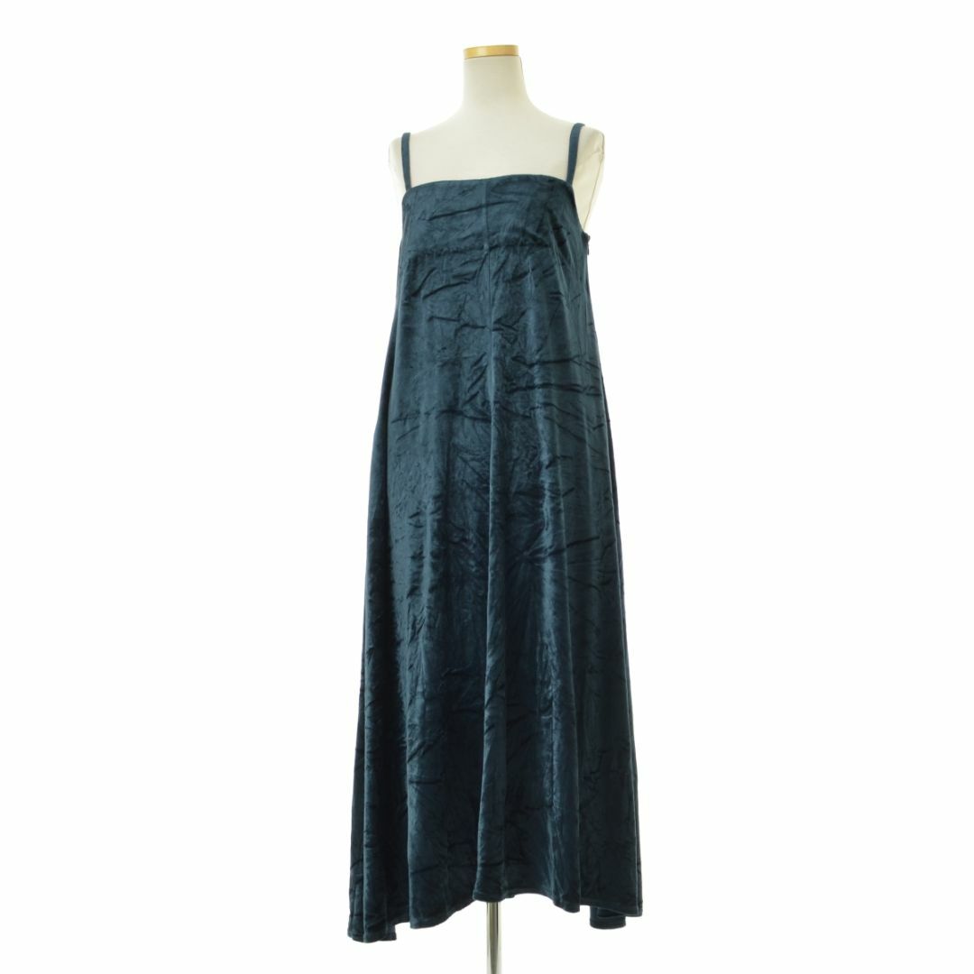 【RonHerman】Square Neck Velour Dressワンピース