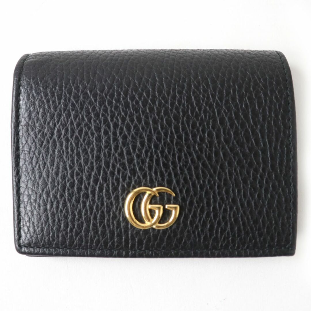 Gucci - 極美品☆GUCCI グッチ 456126 GGマーモント レザー 2つ折り