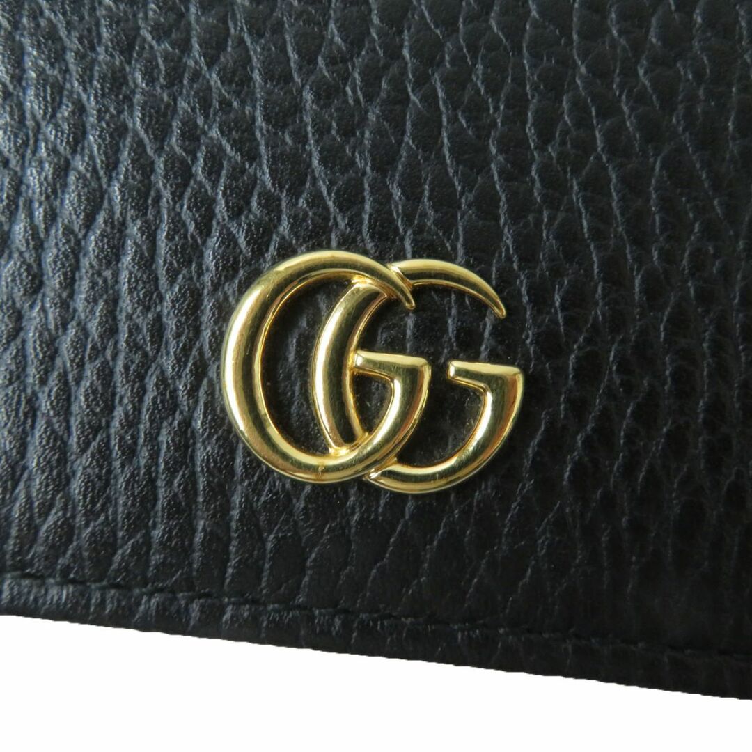 Gucci - 極美品☆GUCCI グッチ 456126 GGマーモント レザー 2つ折り