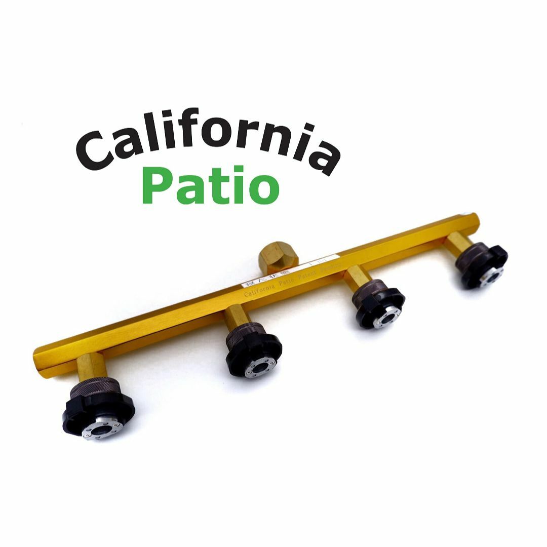 カセットガスアダプター４本タイプ California Patio (カリフォル