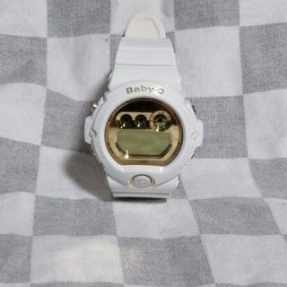 ベビージー(Baby-G)のCASIO Baby-G 3297 ホワイトゴールド(腕時計)