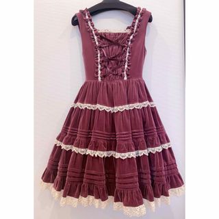 アンジェリックプリティー(Angelic Pretty)の別珍ワンピース Angelic Pretty(ひざ丈ワンピース)