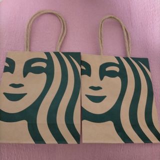 スターバックス(Starbucks)のスターバックス　ミニ　ショップ袋　2枚組(その他)