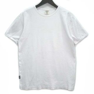 アヴィレックス(AVIREX)のアヴィレックス AVIREX デイリー リブ Tシャツ 半袖 ホワイト 白 XL(Tシャツ/カットソー(半袖/袖なし))