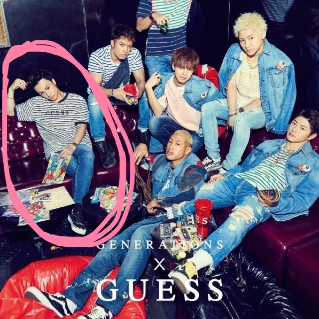 GUESS(ゲス)のGUESS×GENERATIONSコラボTシャツ メンズのトップス(Tシャツ/カットソー(半袖/袖なし))の商品写真