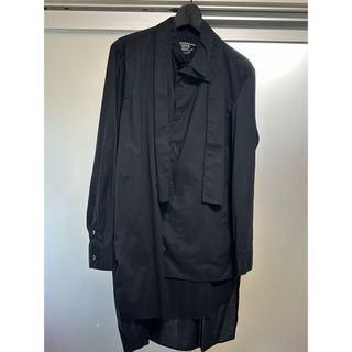 ヨウジヤマモトプールオム(Yohji Yamamoto POUR HOMME)の60/- LAWN J-BACK GATHERED LAYERED LIKE B(シャツ)