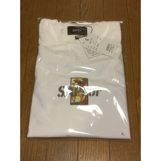SAPEur サプール 花札 ロッドマン ロングTシャツ XL ホワイトの通販 by