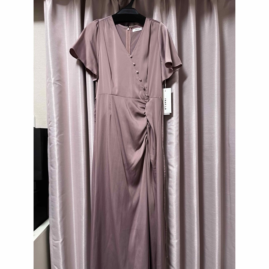 FRAY I.D - 新品♡FRAY I.D /フローサテンナローギャザー FRAY I.D - 新品♡FRAY I.D /フローサテンナローギャザー