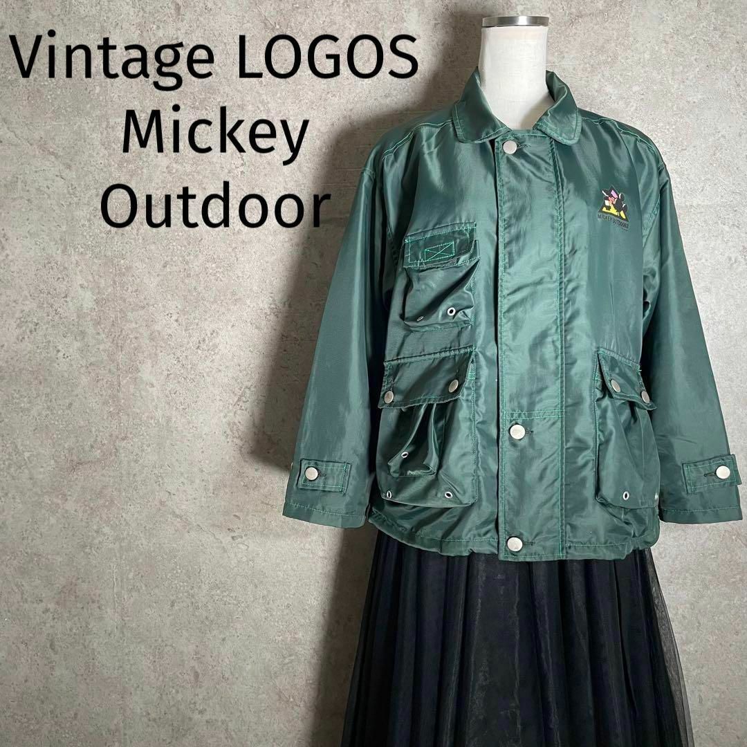 LOGOS - ヴィンテージ Mickey Outdoor ユーティリティジャンパー logos