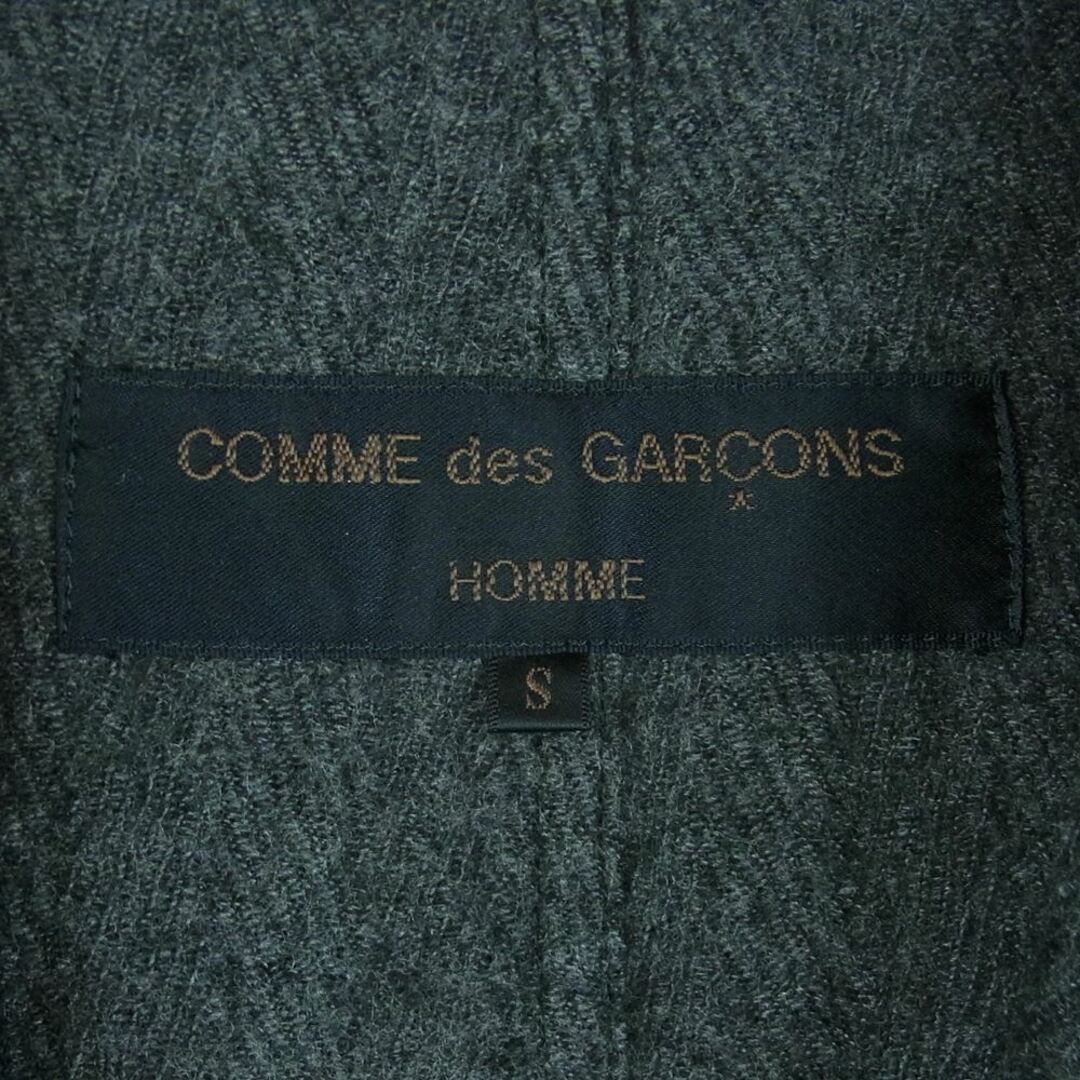 COMME des GARCONS HOMME コムデギャルソンオム AD1998 HJ-04012S ヴィテージ 90s 田中オム ウール 3B テーラード ジャケット パンツ セットアップ グレー系 S