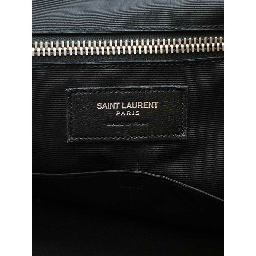 SAINT LAURENT PARIS サンローラン パリ レザーブリーフケース ビジネスバッグ ブラック 4