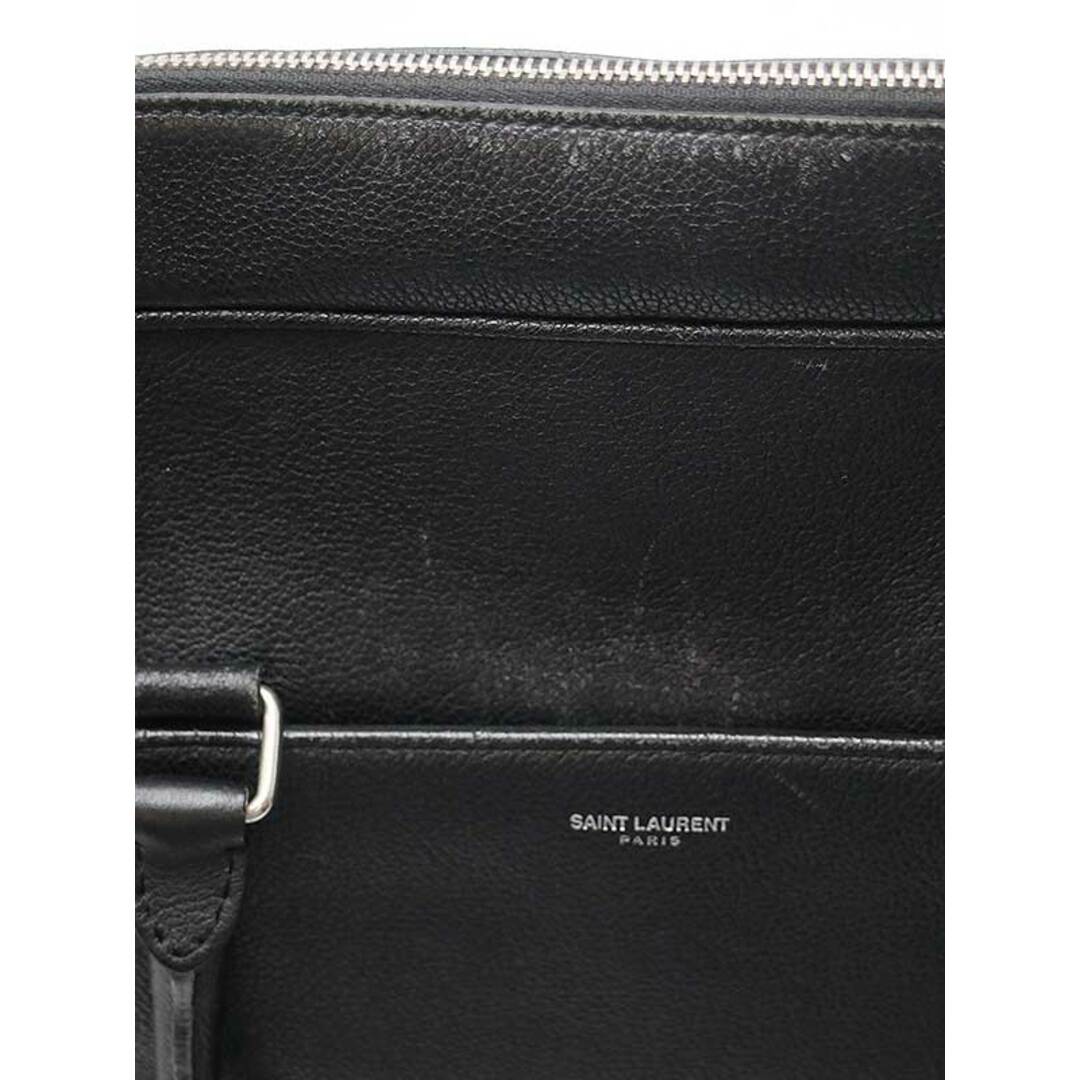 SAINT LAURENT PARIS サンローラン パリ レザーブリーフケース ビジネスバッグ ブラック 8