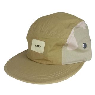 ダブルタップス(W)taps)のWTAPS ダブルタップス 21AW 212HCDT-HT01 T-5 01 CAP キャップ ロゴ カモフラ 迷彩 帽子 ベージュ系 F【美品】【中古】(その他)