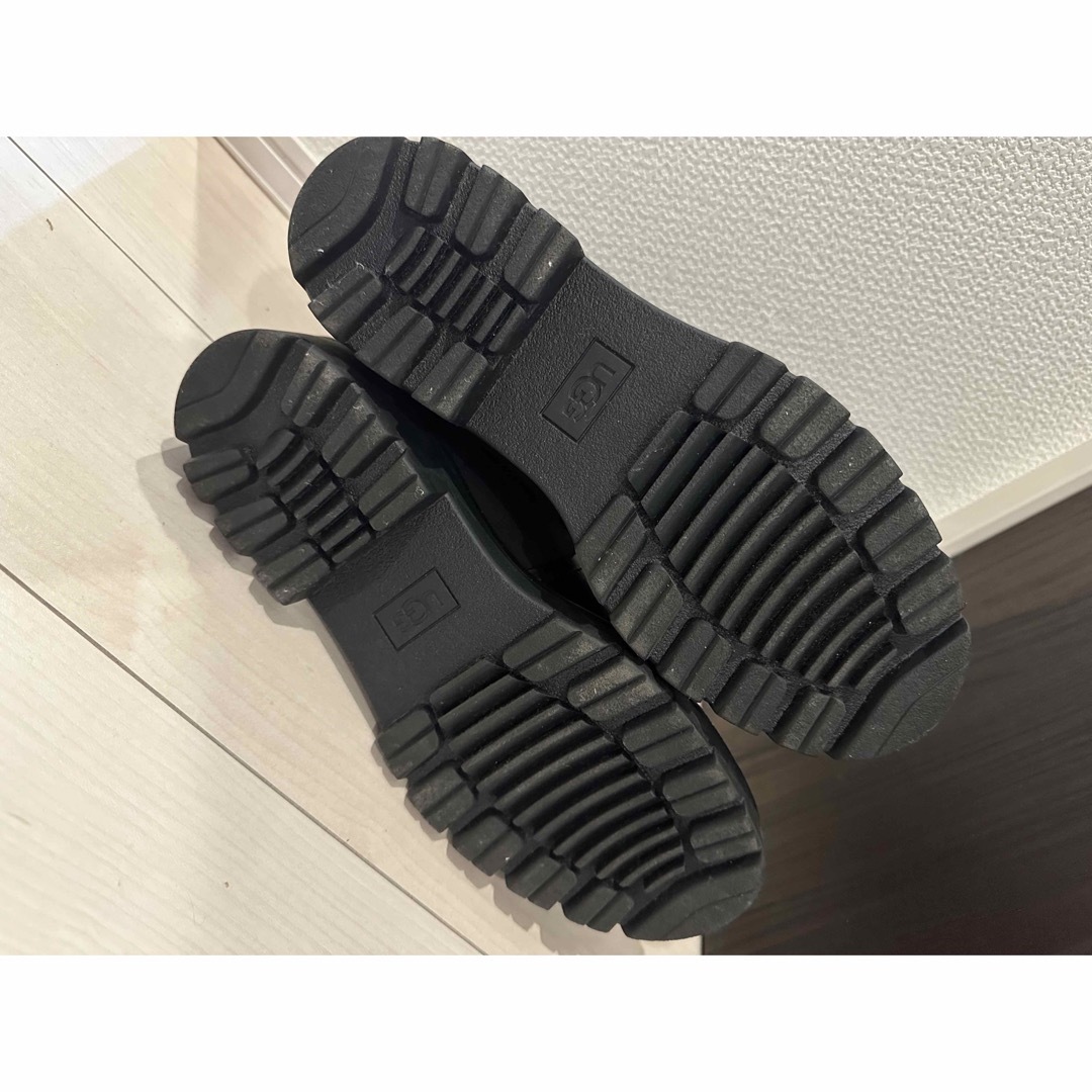 UGG POLK ジップ ブーツ 25.5 US8.5 ブーツ ブラック レディースの靴/シューズ(ブーツ)の商品写真