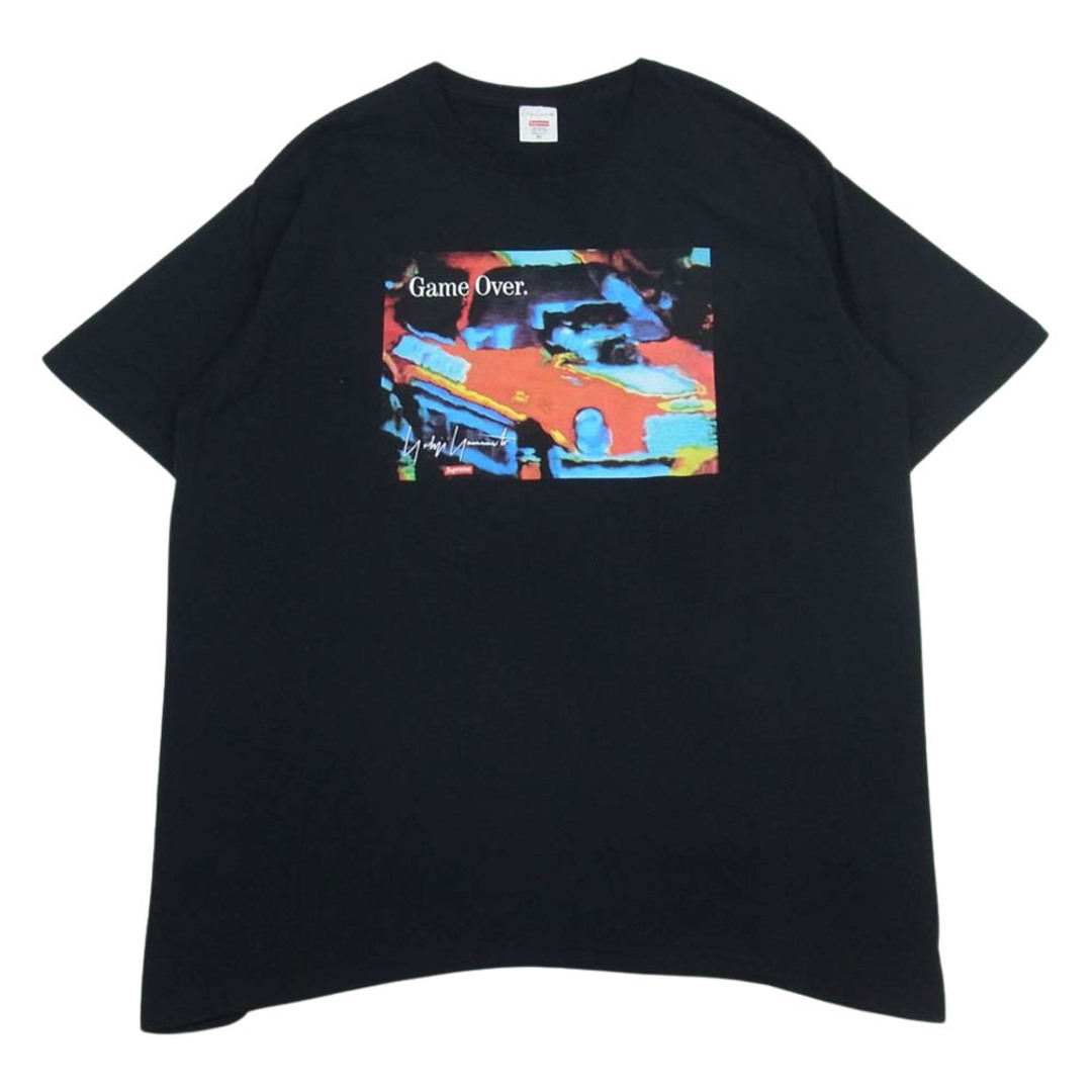 Supreme シュプリーム Yohji Yamamoto ヨウジヤマモト 20AW Game Over Tee ゲームオーバー グラフィックプリント 半袖 Tシャツ ブラック系 XL