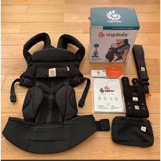 エルゴベビー(Ergobaby)の【美品】エルゴベビー オムニースリーシックスティ OMNI360ブラック(抱っこひも/おんぶひも)