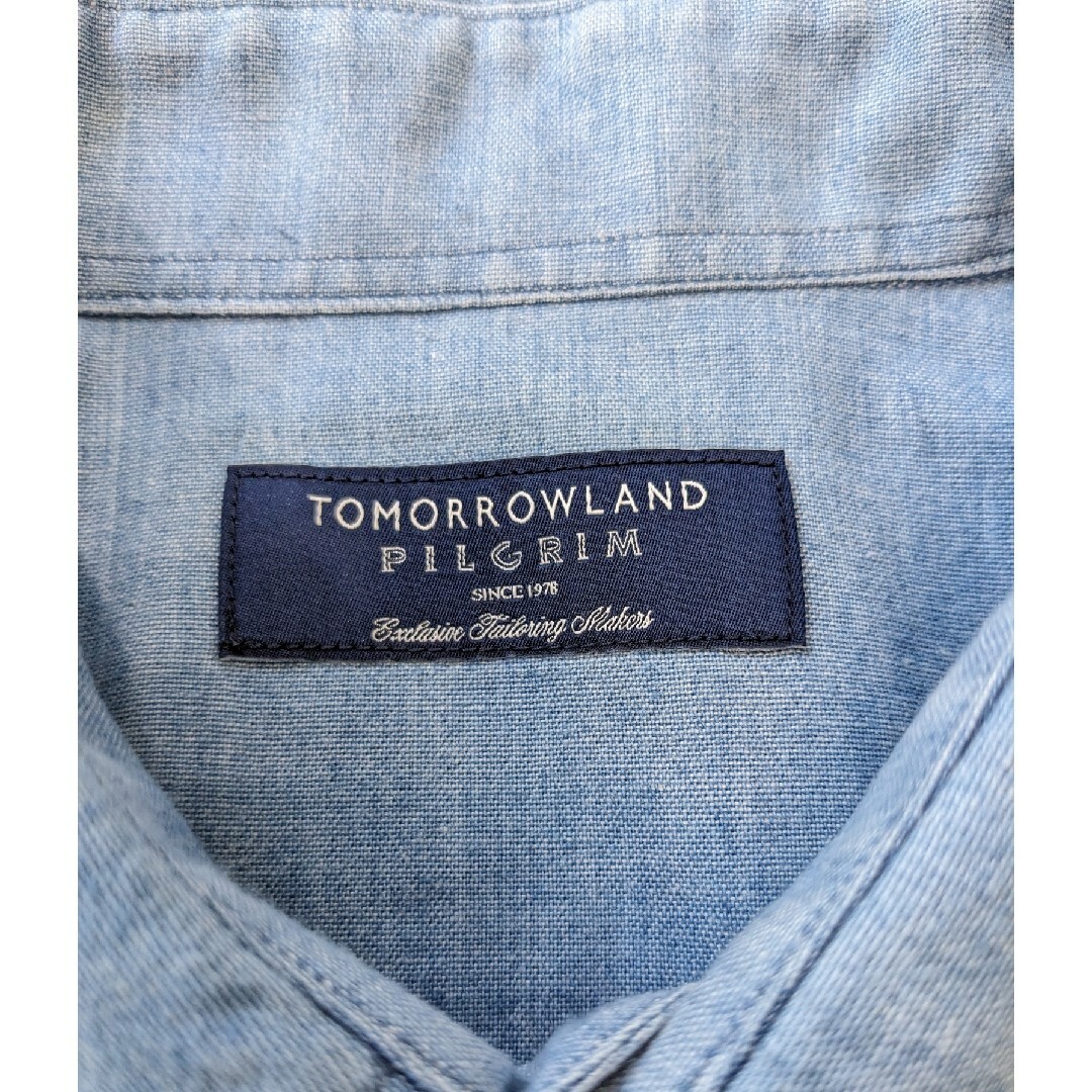 TOMORROWLAND(トゥモローランド)のトゥモローランド　TOMORROWLAND ピルグリム　ダンガリーシャツ　M メンズのトップス(シャツ)の商品写真