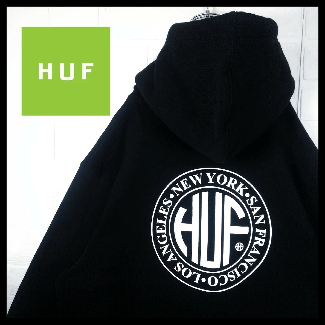 HUF - 《HUF(ハフ)》裏起毛 ビッグロゴ ビッグシルエット プルオーバー ...