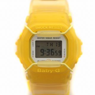 カシオ(CASIO)のCASIO ベイビージー フェアリーズチャーム 腕時計 黄 BG-360(腕時計(デジタル))