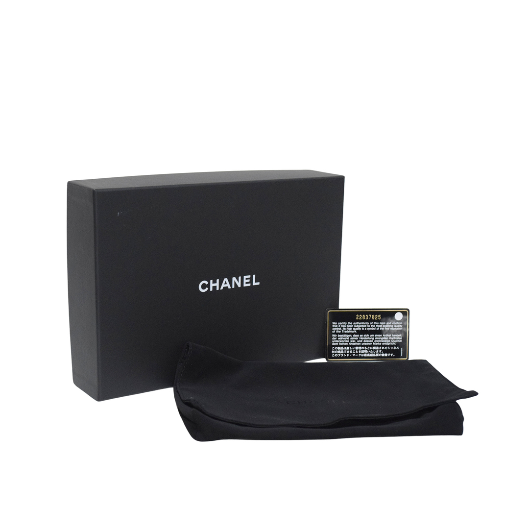 CHANEL シャネル  マトラッセ ロゴプレート 赤  レディース チェーンウォレットレッド素材