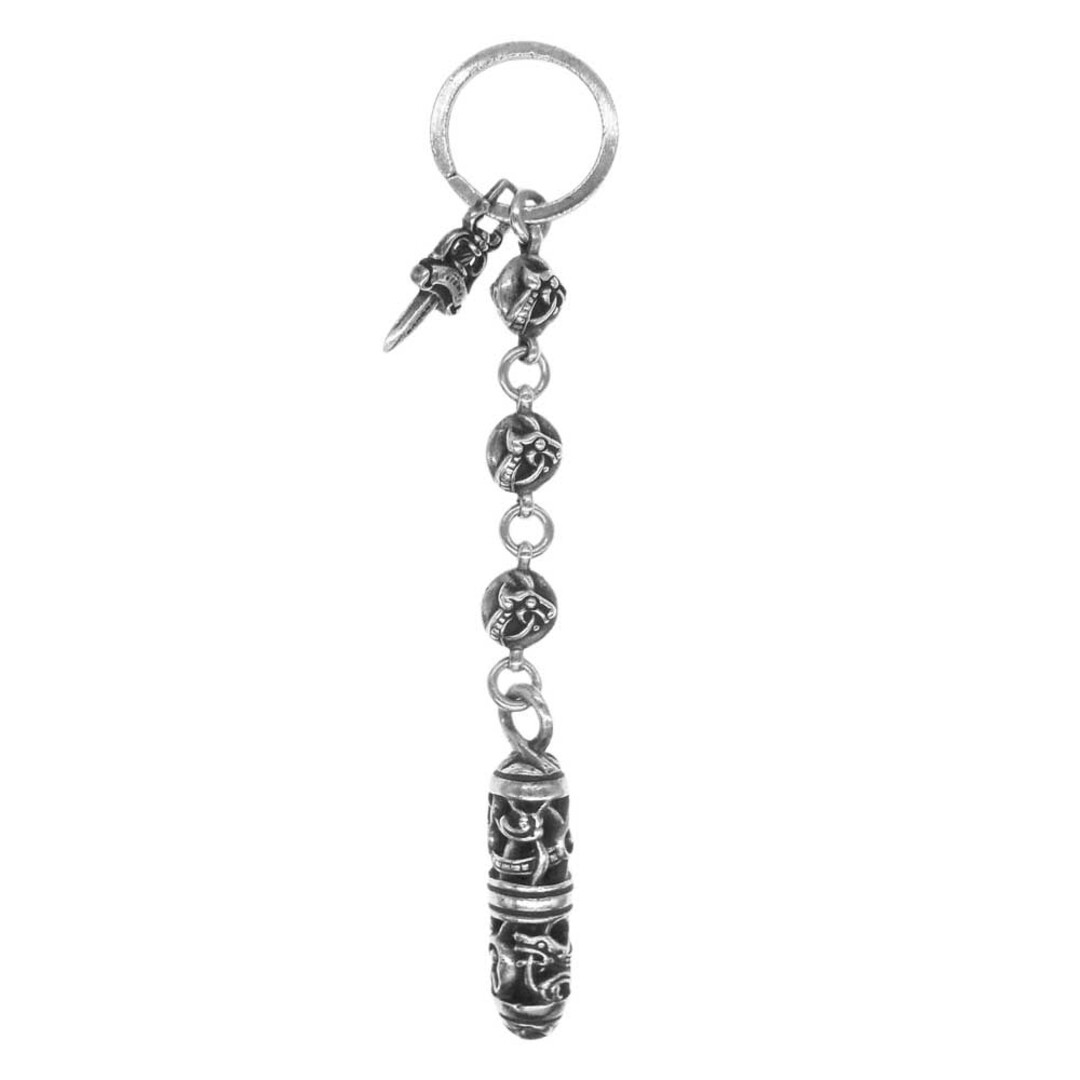 CHROME HEARTS クロムハーツ（原本無）  CELTIC ROLLER BALL KEY RING ケルティック ローラー キーリング キーチェーン シルバー系