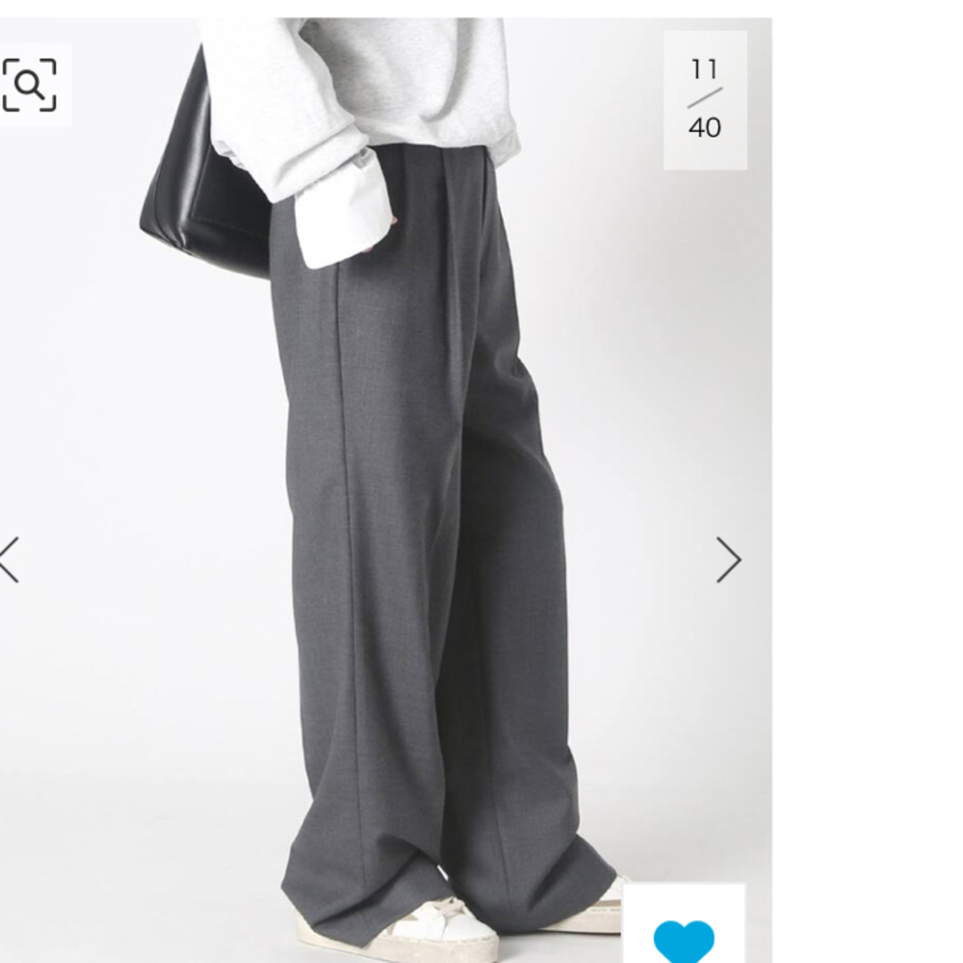 DEUXIEME CLASSE - ドゥーズイーエムクラス WOOL SERGE タックパンツ2