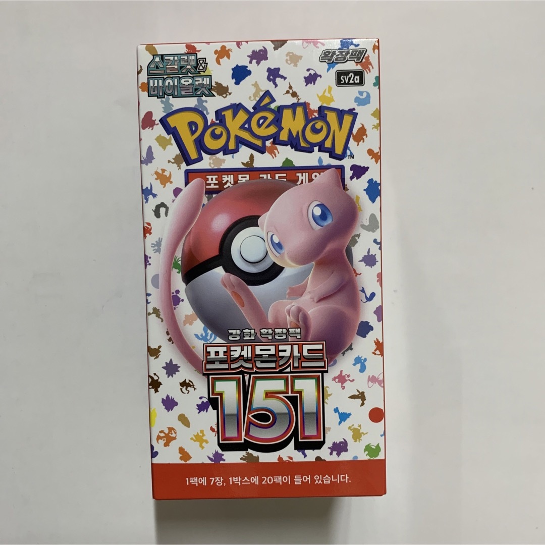 値引可 ポケモンカード 151 韓国版 新品未開封 1box ポケカ