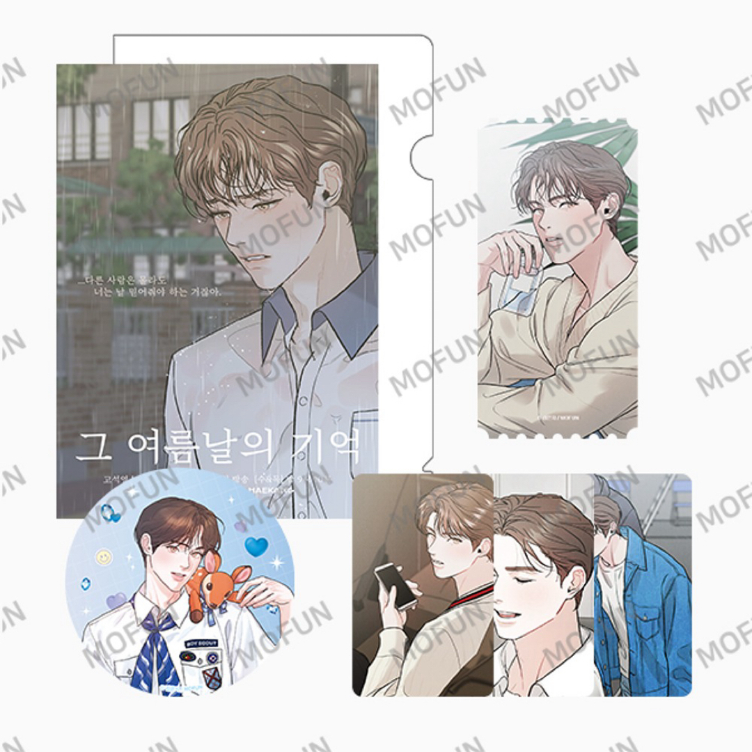 韓国漫画コラボカフェ リミテッドラン グッズセット 韓国BL レジンコミックス