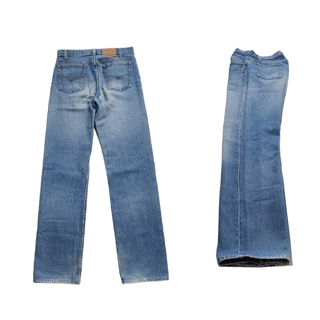 希少 85年製 USA製 Levi´s501 デニムパンツ ハチマル 大きめ-