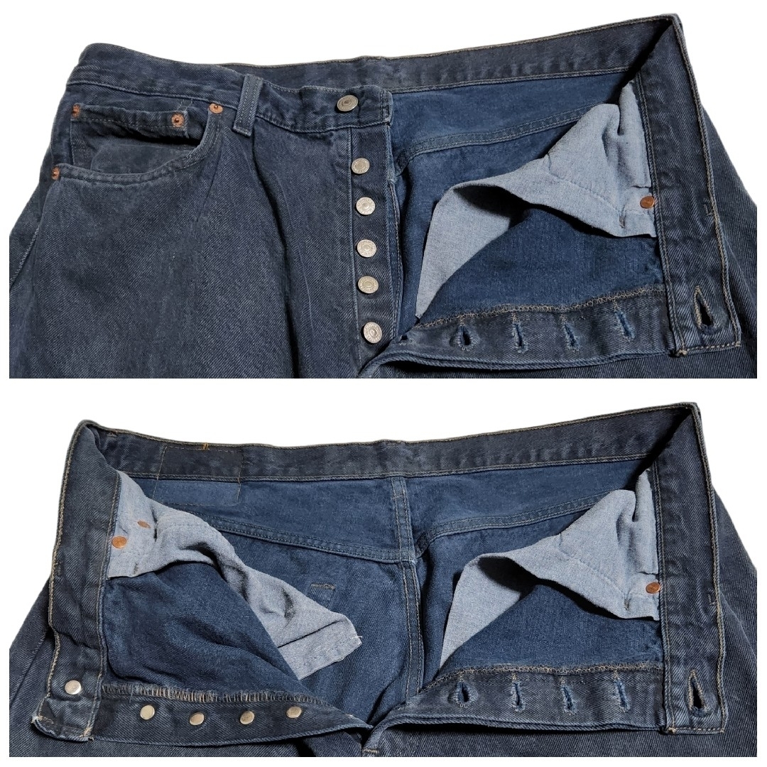 98年製 USA製 Levi's501 後染め スミクロ ビッグサイズ W38
