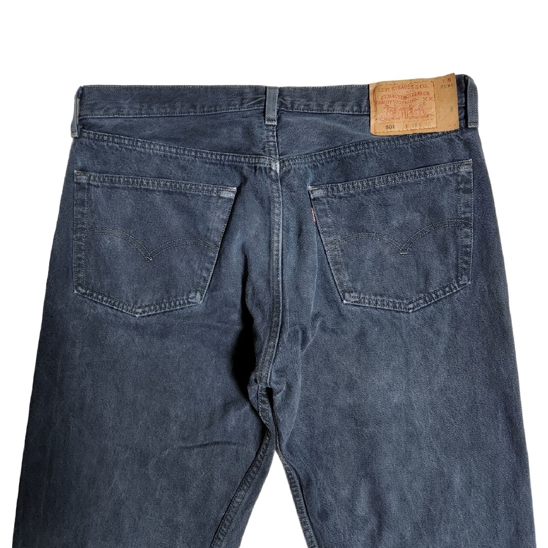 98年製 USA製 Levi's501 後染め スミクロ ビッグサイズ W38