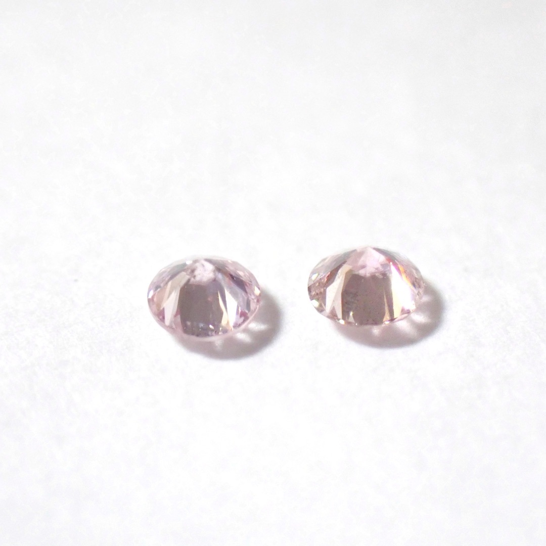 【卸売価格】 0.050 0.051 ライトピンク 天然 ダイヤ ルース 裸石