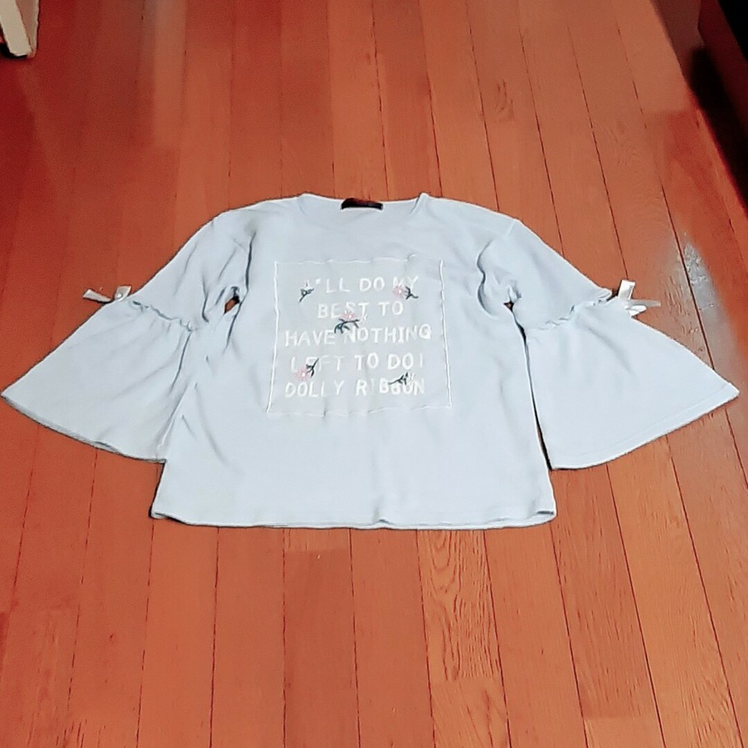 [Dolly Ribbon] 160 長袖Tシャツ キッズ/ベビー/マタニティのキッズ服女の子用(90cm~)(Tシャツ/カットソー)の商品写真