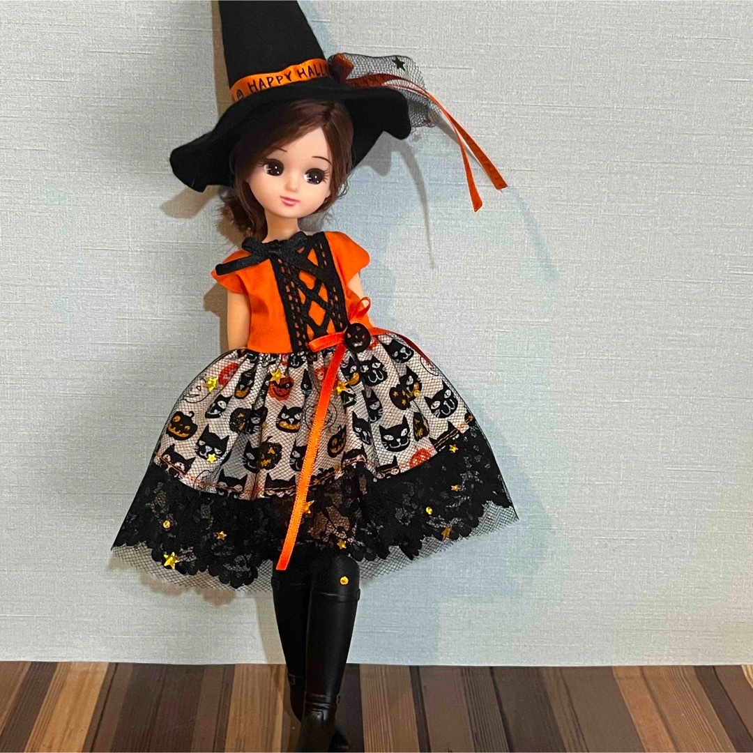 リカちゃん ハンドメイド ハロウィン　コスチューム ハンドメイドのぬいぐるみ/人形(人形)の商品写真