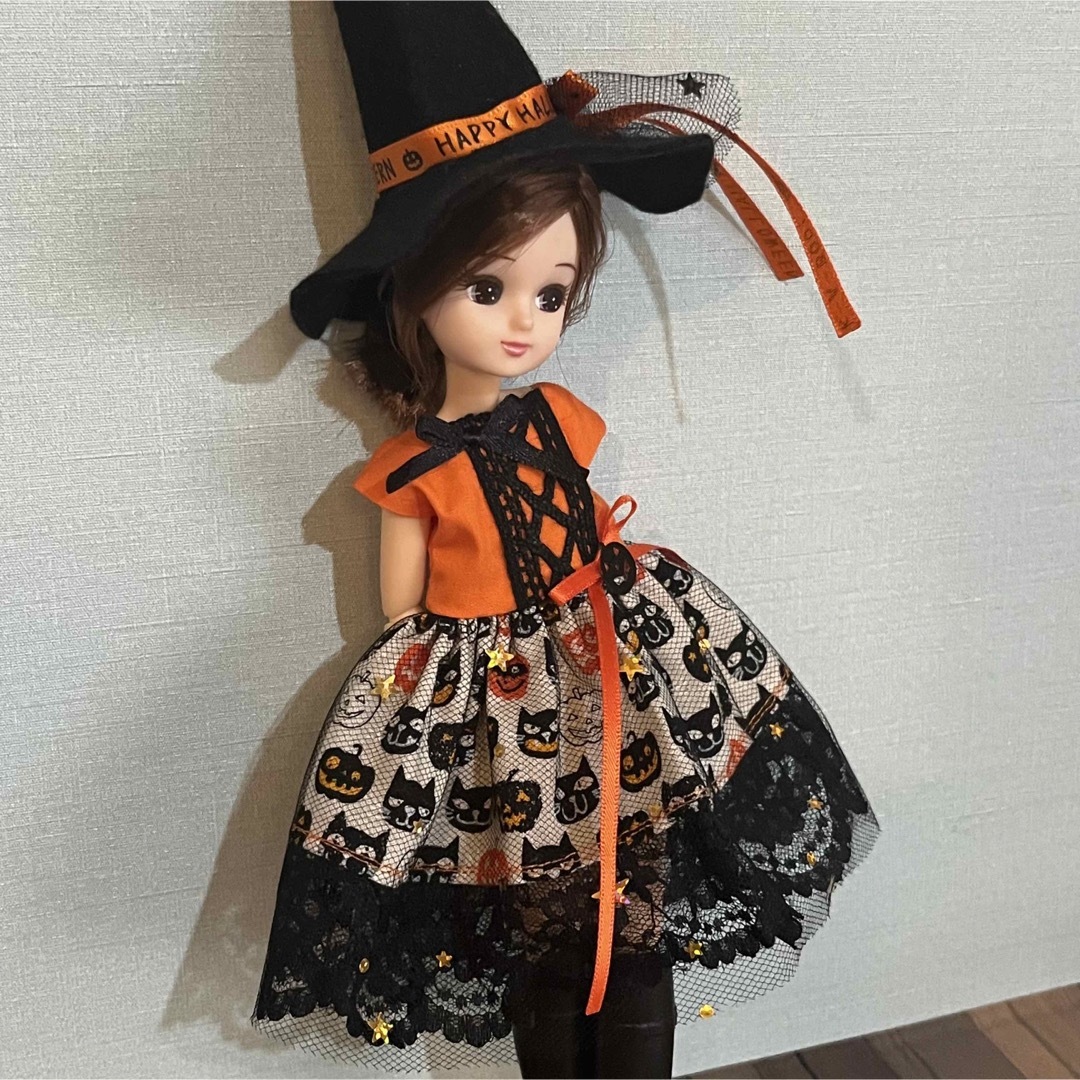 リカちゃん ハンドメイド ハロウィン　コスチューム ハンドメイドのぬいぐるみ/人形(人形)の商品写真